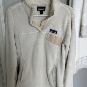 Patagonia Women's Off-White Cowl Neck Sweater